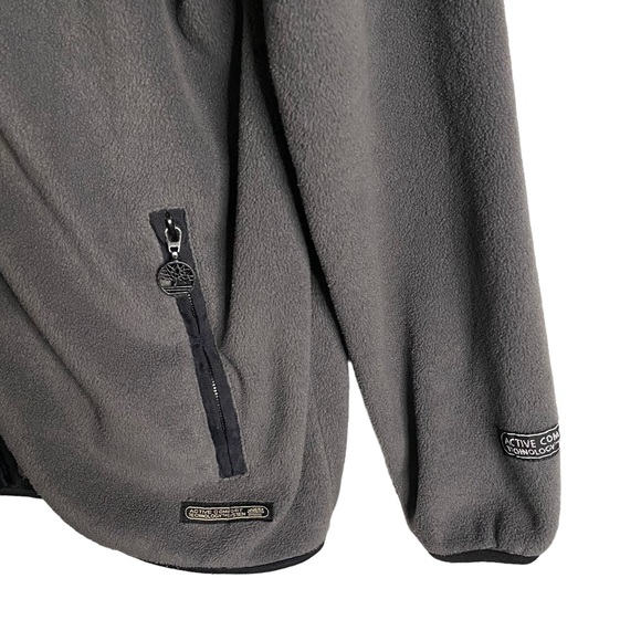 Timberland Performance Men's Gray Fleece Full Zip Jacket - Picture 5 of 11
